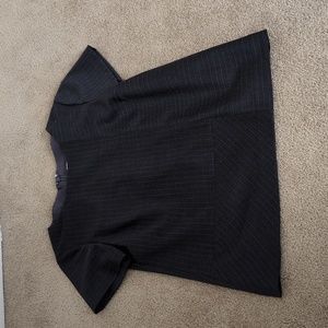 Brooks Brothers Red Fleece Pinstripe Grey Blouse Size 2